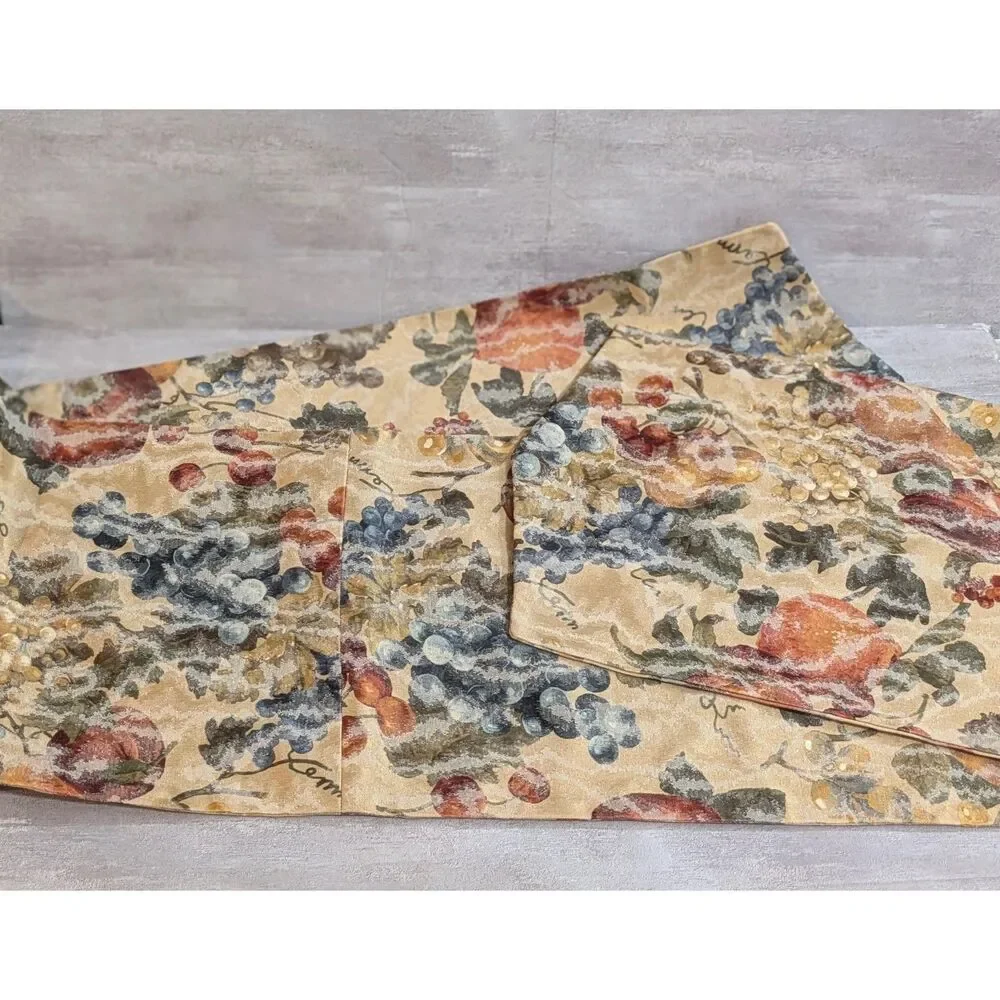 Table Runner - Grapes and Vines - 6.5 feet